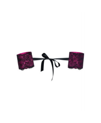 Roseberry Menottes - Noir et Fuchsia